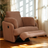 Ashley Furniture Modmax Swivel Recliner Chair with plush upholstery and adjustable recline, designed for comfort and style.