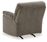 Ashley Furniture Alphons recliner in a cozy fabric, featuring plush cushioning and a classic design for comfortable seating.