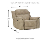 Ashley Furniture Next-Gen DuraPella Power Recliner with plush cushioning and modern design, shown in a cozy living room setting.
