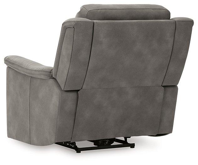 Ashley Furniture Next-Gen DuraPella power recliner with plush upholstery and ergonomic design, shown in a modern living room setting.