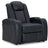 Comfortable Fyne-Dyme Power Recliner by Ashley Furniture, showing plush upholstery and reclining mechanism.