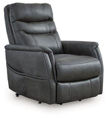 Ashley Furniture Strawbill Power Lift Recliner showing plush upholstery and adjustable reclining features.