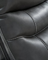 Ashley Furniture Strawbill Power Lift Recliner in plush fabric with padded armrests and a built-in power lift mechanism.