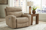 Next-Gen DuraPella Power Recliner by Ashley Furniture, featuring plush cushioning and a sleek, modern design in a closed position.