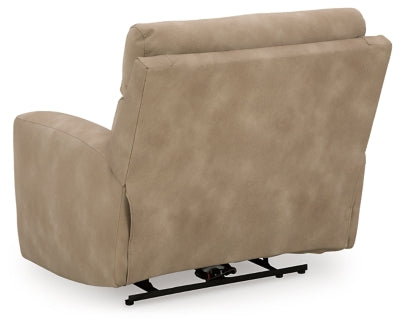 Ashley Furniture Next-Gen DuraPella power recliner with plush cushioning and modern design, shown from the back view.