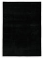 Ashley Furniture Anaben rug featuring a stylish, textured design in neutral tones, perfect for enhancing living room decor.