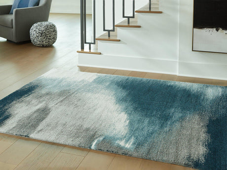 Ashley Furniture Brentward Rug with intricate pattern and soft texture, perfect for adding warmth to living spaces.