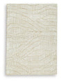 Ashley Furniture Jaseena area rug with intricate pattern and soft texture, perfect for enhancing living room decor.