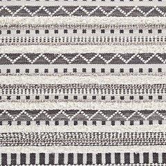 Karalee 5x7 rug from Ashley Furniture with intricate geometric patterns in neutral tones, ideal for living rooms or bedrooms.