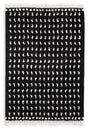 Ashley Furniture Minston 5' x 7' rug with intricate geometric patterns in neutral tones for living room or bedroom decor.