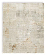 Large Ashley Furniture Truward Rug with intricate patterns, showcasing soft, plush fabric and neutral tones for cozy home decor.