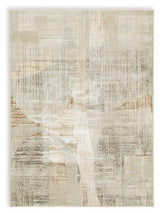 Large Ashley Furniture Truward Rug featuring intricate patterns and soft texture, ideal for enhancing living room or bedroom decor.