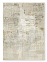 Large Ashley Furniture Truward rug with intricate patterns and soft texture, ideal for adding warmth to living spaces.