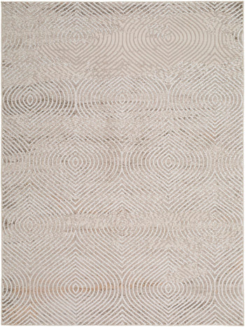 Medium Bachus Area Rug by Ashley Furniture featuring a stylish pattern in neutral tones, perfect for living room or bedroom decor.