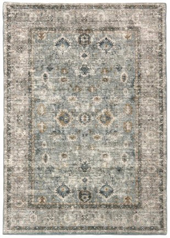 Medium Ashley Furniture Ladstoney area rug with intricate patterns and soft texture, ideal for living room or bedroom decor.