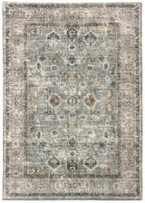 Medium Ashley Furniture Ladstoney area rug with intricate patterns and soft texture, ideal for living room or bedroom decor.