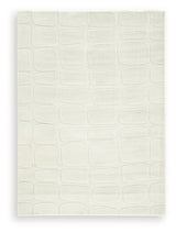 Medium washable area rug by Ashley Furniture with a soft, patterned design, ideal for living rooms or bedrooms.