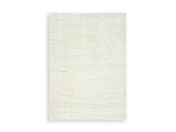 Medium washable area rug by Ashley Furniture with a soft, plush texture and a modern design, perfect for living room or bedroom.