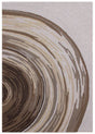 Medium Ashley Furniture Rizwana Area Rug with intricate pattern, showcasing its soft, woven texture in neutral tones.