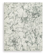 Medium Ashley Furniture Tobinbury washable area rug with a patterned design, ideal for living rooms and bedrooms.