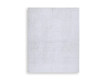 Medium washable area rug by Ashley Furniture with a stylish pattern, perfect for living rooms and easy to clean.