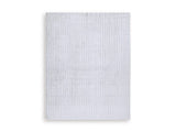 Medium washable area rug by Ashley Furniture with a stylish pattern, perfect for living rooms and easy to clean.