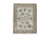 Ashley Furniture Ainswick Memory Foam Rug with plush texture and modern design, perfect for adding comfort to any room.