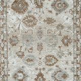 Ainswick memory foam rug by Ashley Furniture, close-up of soft textured surface in neutral tones.