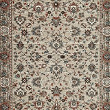 Swatch image of Ashley Furniture Beritham Rug showcasing its textured, patterned design in neutral tones.