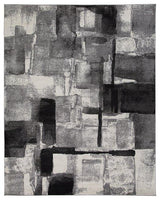 Medium Ashley Furniture Brycebourne rug, 5'3" x 7'7", featuring a detailed pattern in warm, neutral tones.