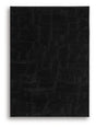 Medium Ashley Furniture Gibbswell washable 5x7 area rug with a soft, patterned design ideal for living spaces.