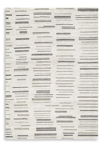 Medium Ashley Furniture Leesdale 5x7 rug with intricate patterns, ideal for enhancing living room or bedroom decor.