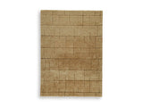 Ashley Furniture Luzmont Rug with intricate patterns and soft texture, perfect for adding warmth to living spaces.