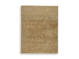 Ashley Furniture Luzmont Rug with intricate patterns in neutral tones, perfect for adding style to living rooms or bedrooms.