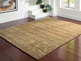 Ashley Furniture Luzmont Rug with intricate patterns, featuring warm tones, perfect for adding style to living spaces.