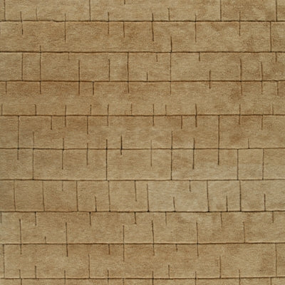 Ashley Furniture Luzmont Rug swatch featuring a textured, neutral-toned rug with intricate pattern details.