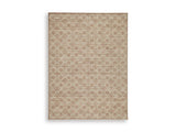 Ashley Furniture Lyamford Rug with intricate pattern and soft texture, showcasing the stylish and durable design ideal for living rooms.