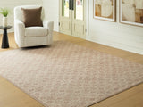 Ashley Furniture Lyamford Rug in neutral tones, featuring a textured woven design, 4x3 feet size, perfect for living room or bedroom.
