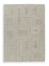 Medium Brickburgh Rug by Ashley Furniture featuring warm, earthy tones and a textured pattern, perfect for living room or bedroom decor.