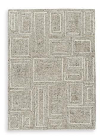Medium Brickburgh Rug by Ashley Furniture featuring warm, earthy tones and a textured pattern, perfect for living room or bedroom decor.