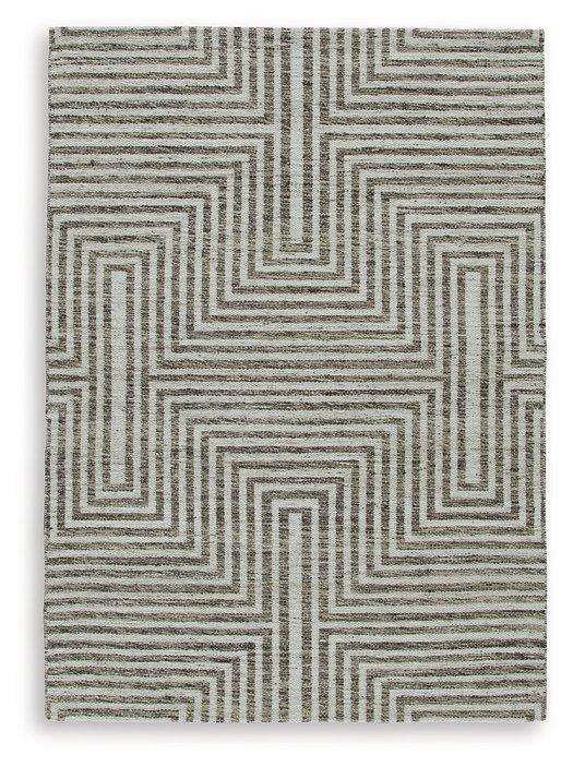 Medium Ashley Furniture Jossen Rug with intricate patterns and soft texture, perfect for living room or bedroom decor.