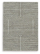 Medium Ashley Furniture Jossen Rug with intricate patterns and soft texture, perfect for living room or bedroom decor.