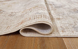 Medium Varnwood Rug by Ashley Furniture with intricate woven pattern in neutral tones, perfect for living room or bedroom decor.