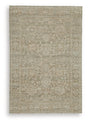 Ashley Furniture Neroham Rug featuring a textured design in neutral tones, perfect for living room or bedroom decor.