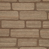 Close-up of Ashley Furniture Orest Rug swatch showing textured woven pattern in neutral tones