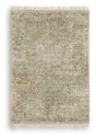Ashley Furniture Rossbury Rug with intricate patterns in neutral tones, showcasing a plush, comfortable area rug for living spaces.