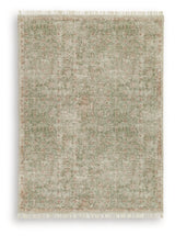 Ashley Furniture Rossbury Rug with intricate pattern in neutral tones, ideal for adding warmth to living spaces.