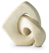 Ashley Furniture Feebs Sculpture, modern decorative sculpture with abstract design, displayed on a neutral surface.