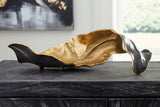 Ashley Furniture Melinda Sculpture, abstract modern sculpture with smooth finish, displayed on a white background