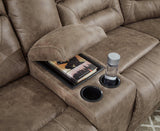 Ashley Furniture Ravenel power reclining sectional with plush cushions and modern design, perfect for stylish living room seating.